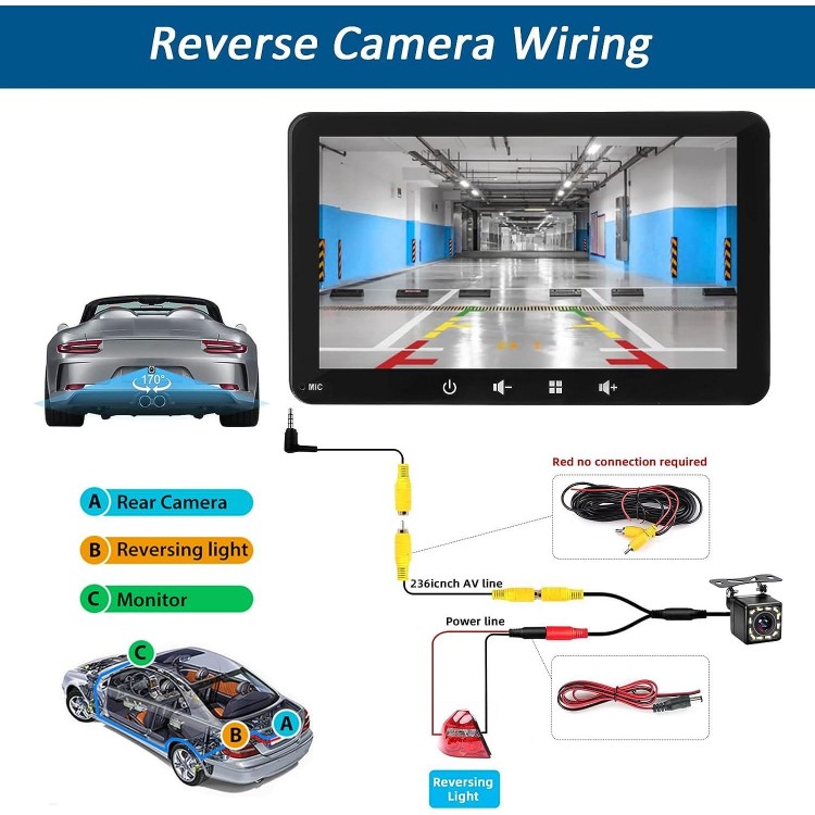 Portable Car Stereo with Wireless Apple Carplay and Android Auto