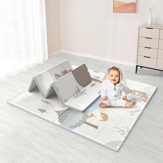 Fodoss Baby Play Mat, Foldable Play Mat for Small Baby Playpen