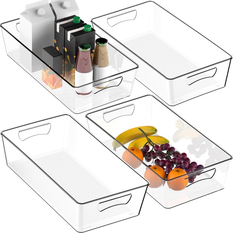 Simple Houseware 4PK XL Size Kitchen Bin Organizer