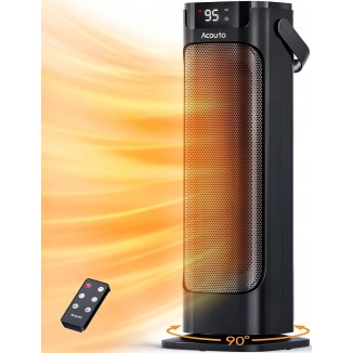 24 Indoor Space Heaters - 90° Oscillating Portable Electric PTC Ceramic Heater