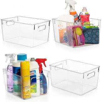 ClearSpace Plastic Storage Bins – Perfect Kitchen Organization or Pantry Storage