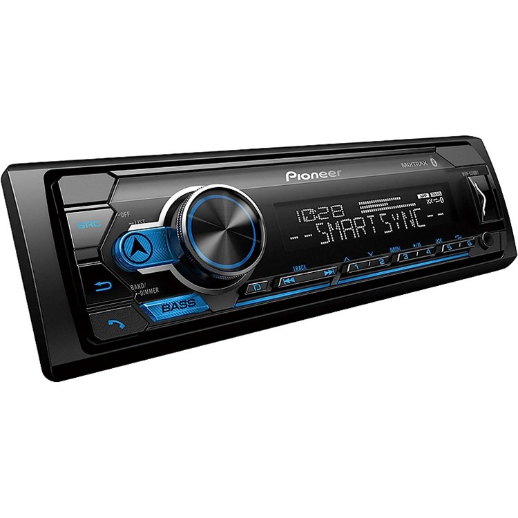 Pioneer MVH-S310BT Single Din Built-In Bluetooth, MIXTRAX, USB, Auxiliary, Pandora, Spotify, iPhone