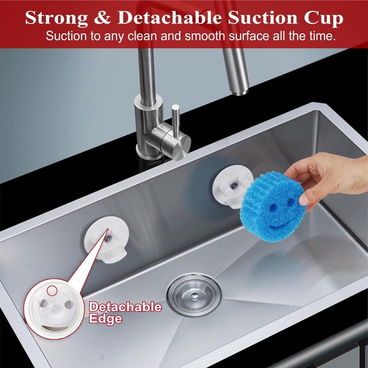 Sponge Holder, Sponge Organizer for Kitchen/Bathroom Sink, for Holding Sponges