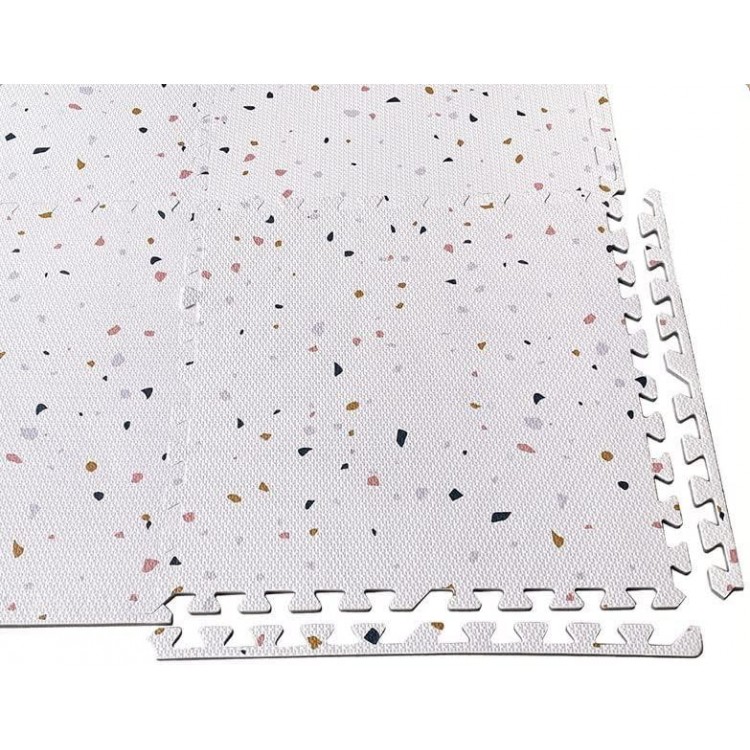 Simple Kid Co. Play Mat for Baby, Six Interlocking Tiles Made with Soft Non-Toxic EVA Foam
