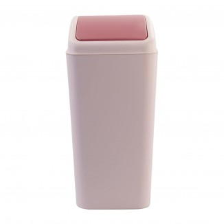 Bringer Plastic Swing Top Garbage Can,Kitchen Trash Can with Swing Lid