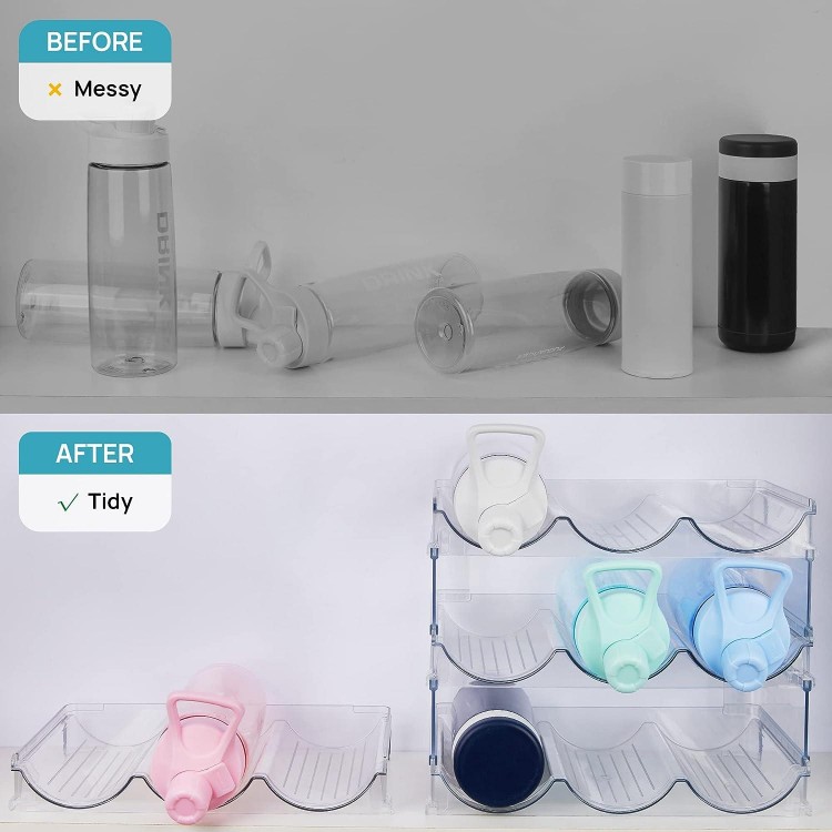 Vtopmart Stackable Water Bottle Organizer Holder