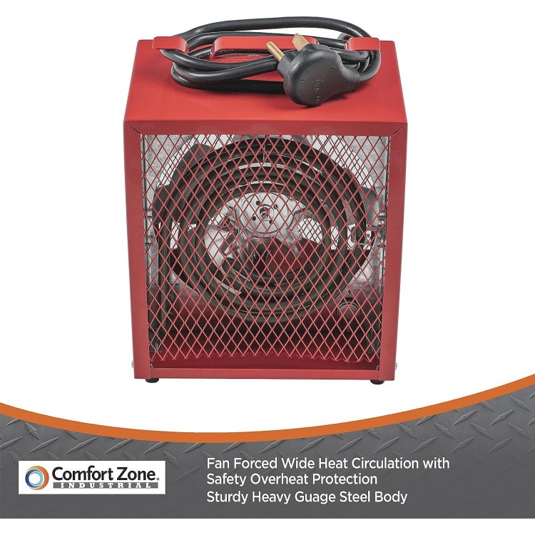 Comfort Zone CZ290 Industrial Heater - 4800W Fan-Forced - Thermostat Control