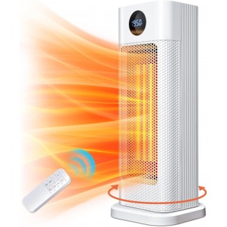 Burlan Indoor Space Heater - Fast Ceramic Heating with Thermostat