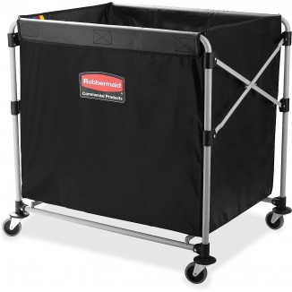 Collapsible X Cart Laundy Cart,Transport Supplies and Groceries, Steel