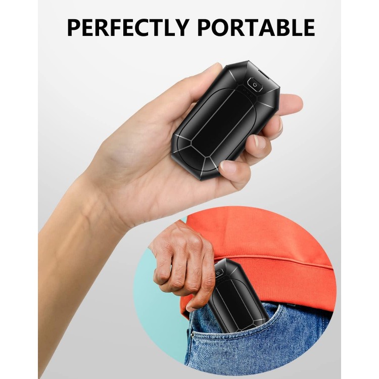 Dnaleao 2 Pack 4000mAh Electric Portable Pocket Heater