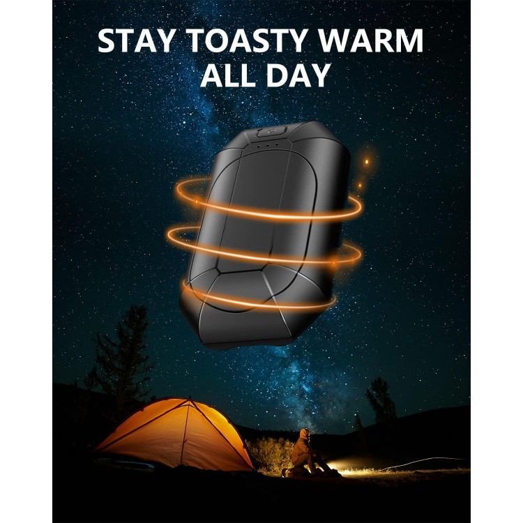 Dnaleao 2 Pack 4000mAh Electric Portable Pocket Heater