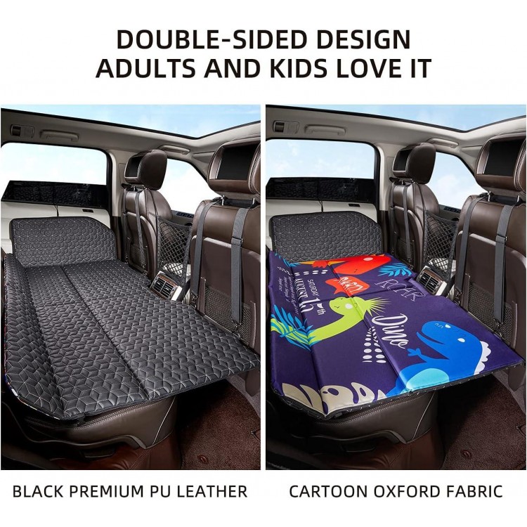 ABE Non-Inflatable Car Bed Mattress,Double-Sided Folding,Portable Back Seat