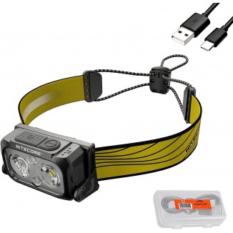 Nitecore NU25 400 USB-C Rechargeable Headlamp, Lightweight, Dual Beam