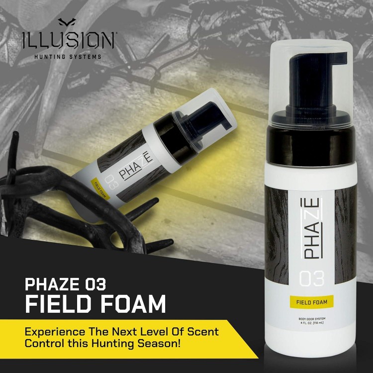 PhaZe 3 Field Foam - #1 Deer Hunter's Scent Elimination & Scent Control System