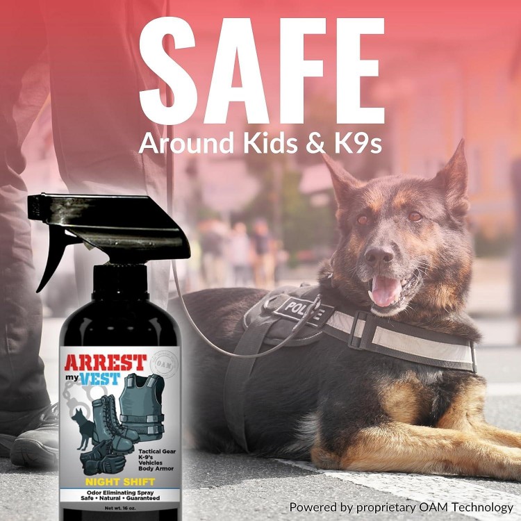 Arrest My Vest Military And Police Grade Odor Eliminating Spray For Body Armor Odor