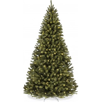 Best Choice Pre-Lit Spruce Christmas Tree, Easy Assembly