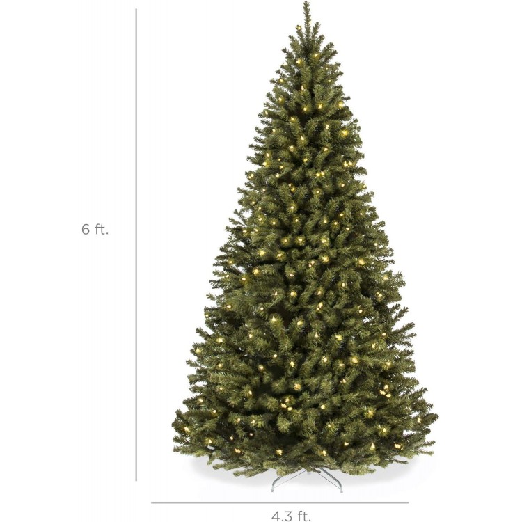 Best Choice Pre-Lit Spruce Christmas Tree, Easy Assembly