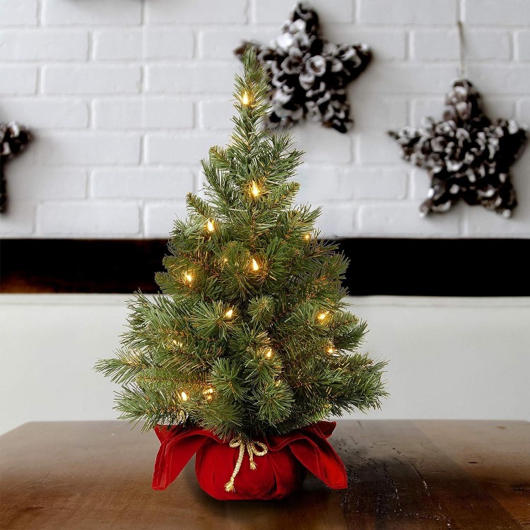 National Tree Company Pre-lit Mini Christmas Tree - Majestic Fir