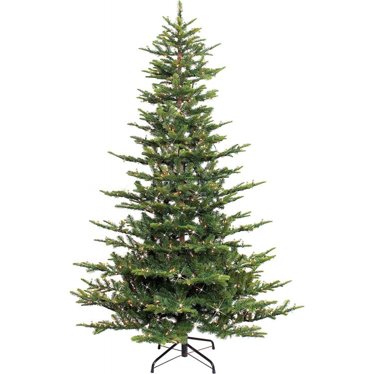 Puleo International Pre-Lit Aspen Fir Artificial Christmas Tree