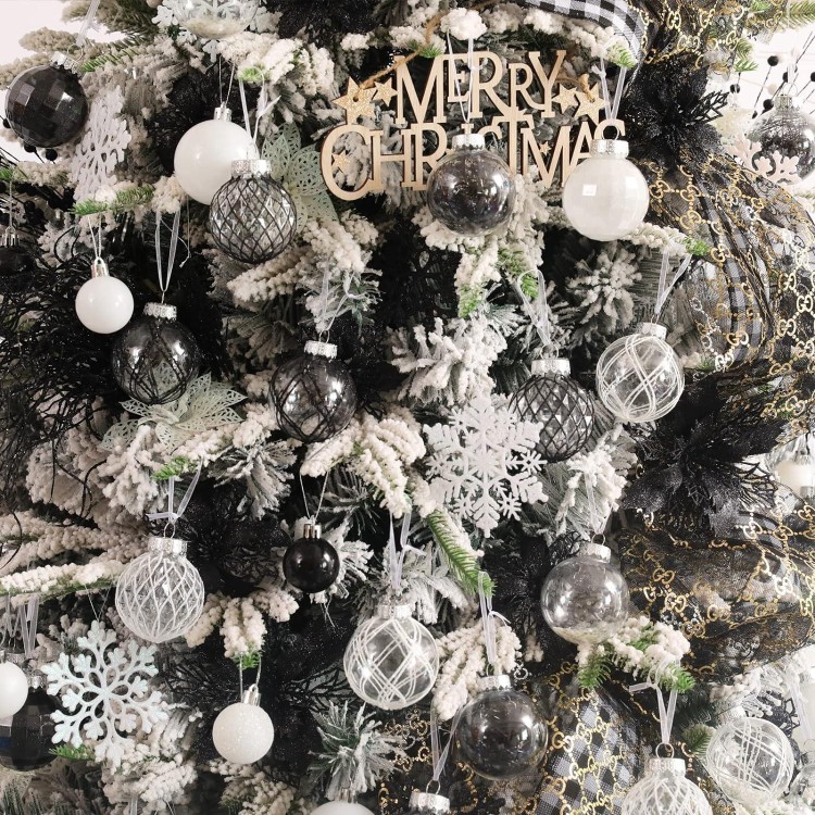 Christmas Ball Ornaments-Shatterproof Clear Plastic Xmas Balls Baubles