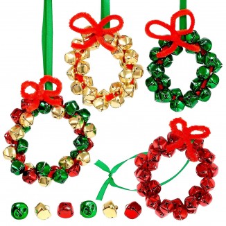 LEARN Christmas Crafts - Create Your Own Jingle Bell Wreath Ornaments