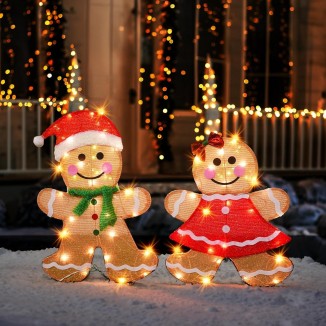 Bright Christmas Outdoor Decorations Yard,Garden Patio Yard Lawn Display