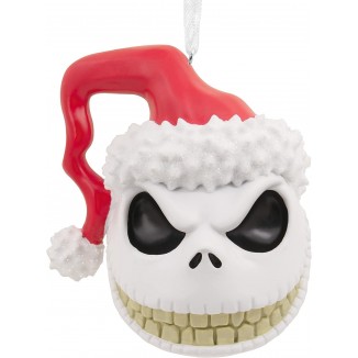 Nightmare Before Christmas Jack Skellington Head Christmas Ornament