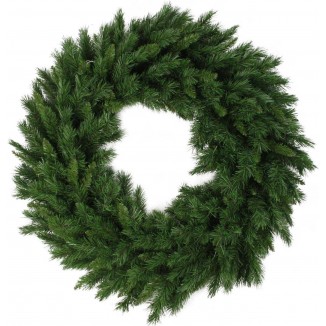 Northlight Lush Mixed Pine Artificial Christmas Wreath, 24-Inch, Unlit