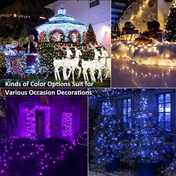 Brizled Color Changing Christmas Lights, Indoor Xmas Lights for Year-Round Holiday