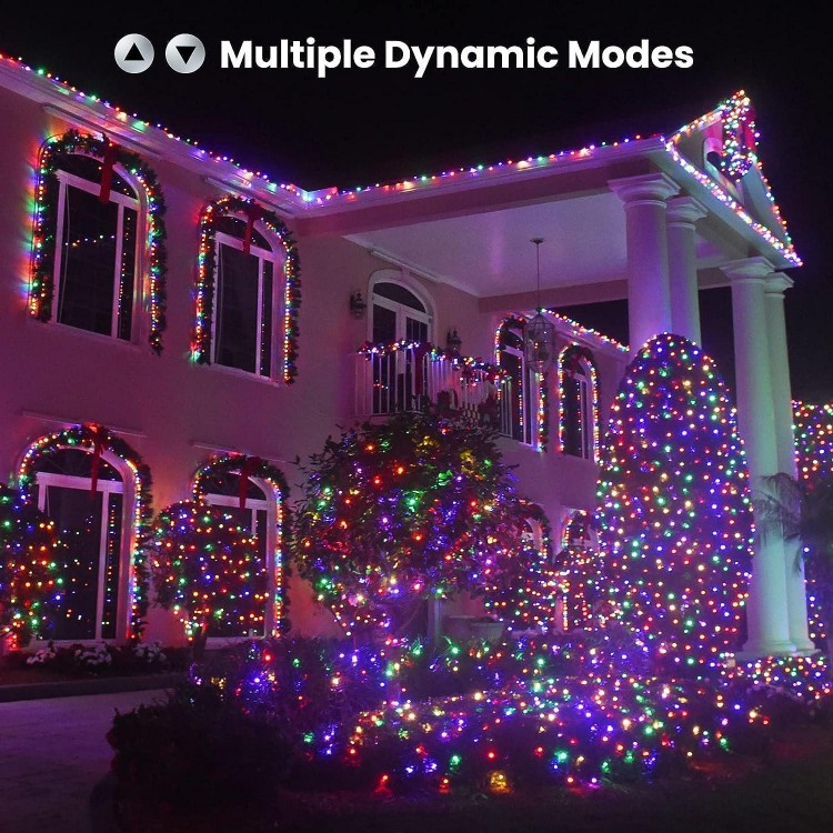 Brizled Color Changing Christmas Lights, Indoor Xmas Lights for Year-Round Holiday