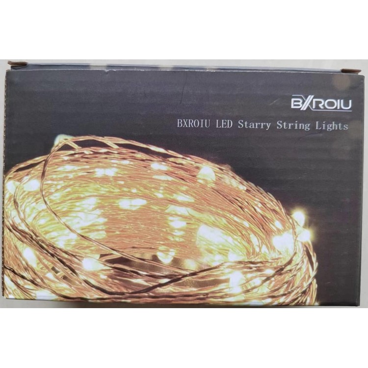 Battery Operated Fairy Lights - 8 Modes, 16Ft/5Meter, 50 LEDs, Timer, Remote Control