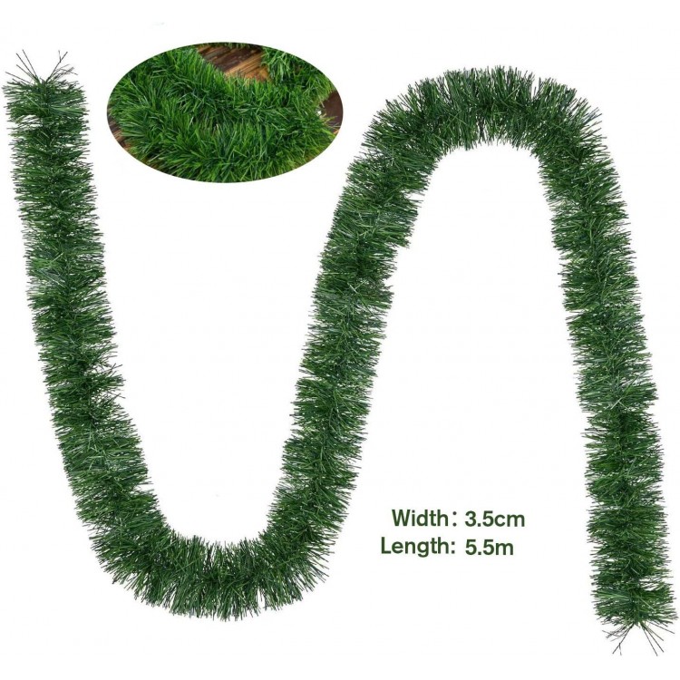 Christmas Garland 54FT Set - Artificial Greenery Pine for DIY Christmas Decor