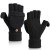 Black   Thick Line Style   Gloves 