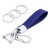 Blue (Silver Carabiner Clip) 