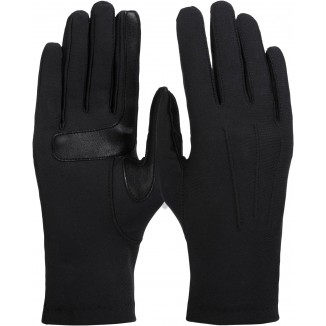 isotoner womens Spandex Cold Weather Stretch Gloves With Warm Fleece Lining