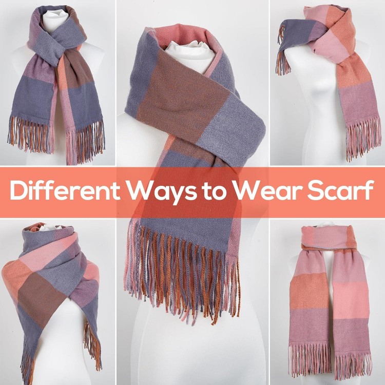 Heated Scarf with Rechargeable Battery Fashion Long Neck Scarfs