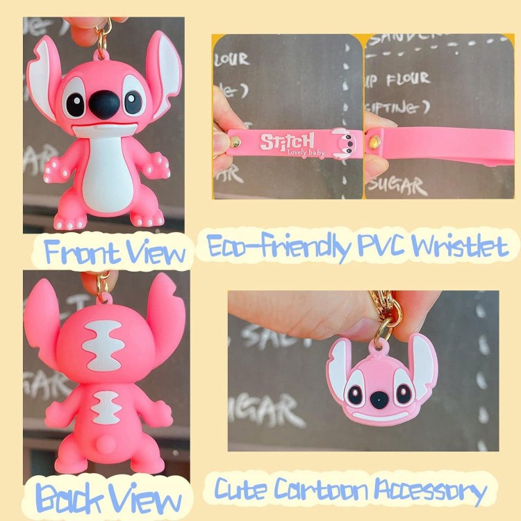 Tonsamvo 2PCS Cute Keychain Cartoon Keychains Backpack Key