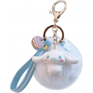 Tonsamvo Cute Pom Pom Keychain Kawaii Anime Key chain