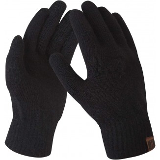 FZ FANTASTIC ZONE Women's Winter Touchscreen Wool Magic Gloves Warm Knit Fleece Lined for Women