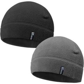 Tactical Fleece Cap Winter Warm Beanie Multi-Season Watch Cap Military Army 2 Pack