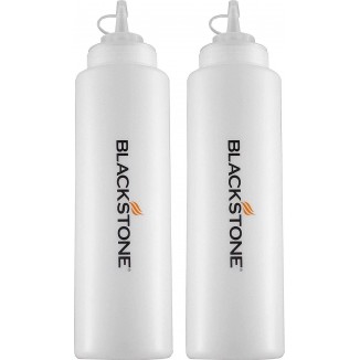 Blackstone 5071 Premium Leak-Free 32 oz Large Set of 2 Durable Clear Food Dispenser