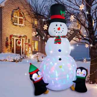 Wothfav Christmas Inflatable Outdoor Decorations