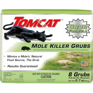 Tomcat Mole Killer Grubs, 8 Pack