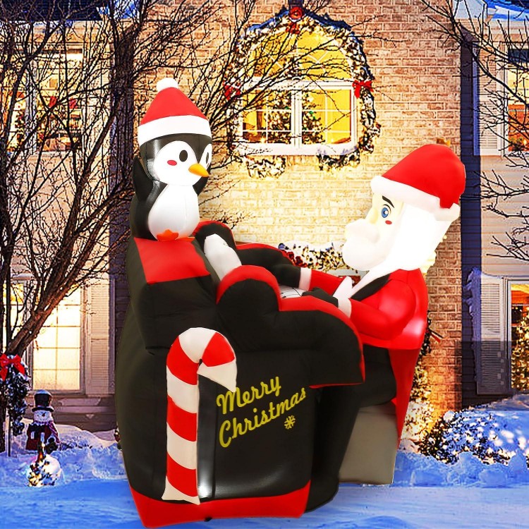 Christmas Inflatable Outdoor Decorations with LED Light