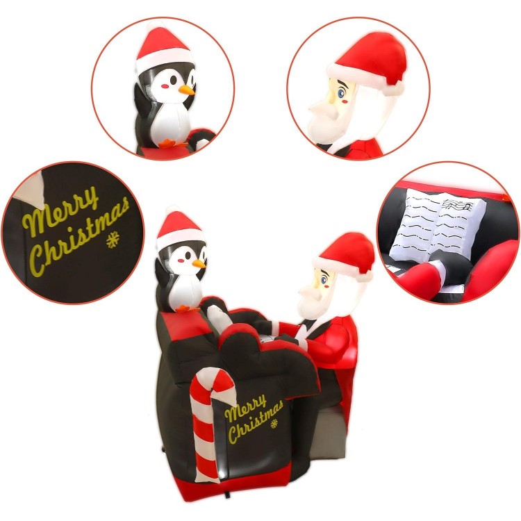 Christmas Inflatable Outdoor Decorations with LED Light