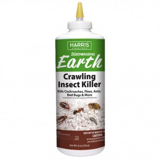 Harris Diatomaceous Earth Crawling Insect Killer, for Roaches, Fleas, Ants, Bed Bugs, and More