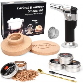 Cocktail Whiskey Smoker Kit with Torch, Old Fashioned Bourbon