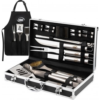 Grill Tools for Outdoor Grill, Heavy Duty Stainless Steel Grill Set