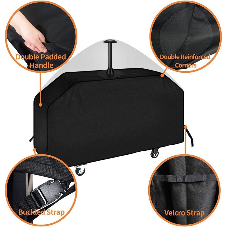 Heavy Duty Waterproof Canvas Flat Top Gas Grill Cover for Blackstone