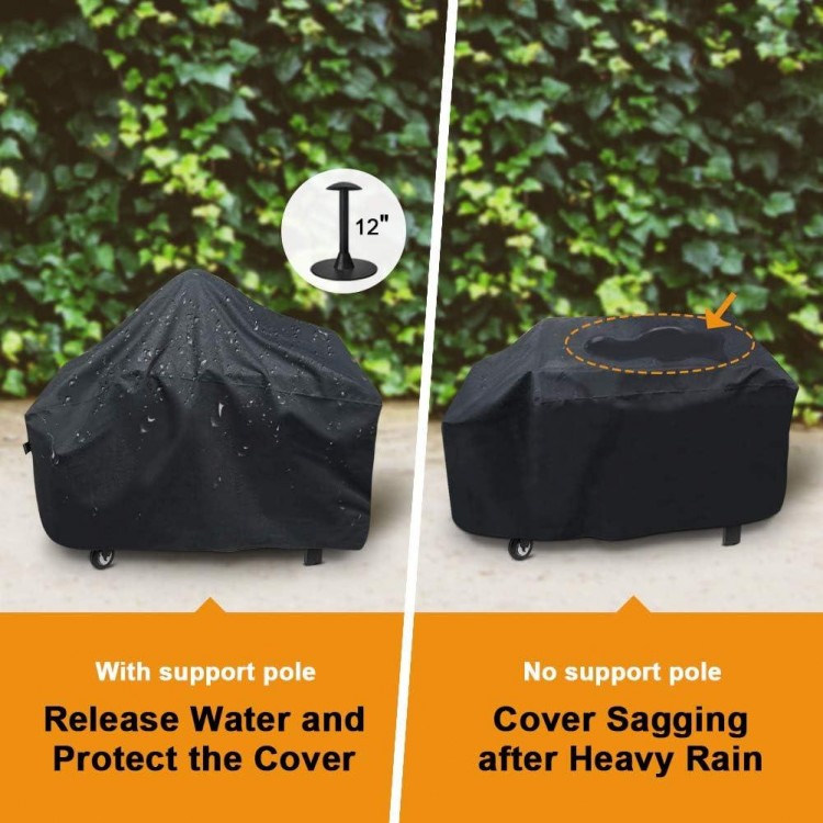 Heavy Duty Waterproof Canvas Flat Top Gas Grill Cover for Blackstone